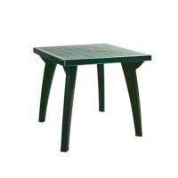 Стол квадратный "ЛУНА" 80*80 см зеленый