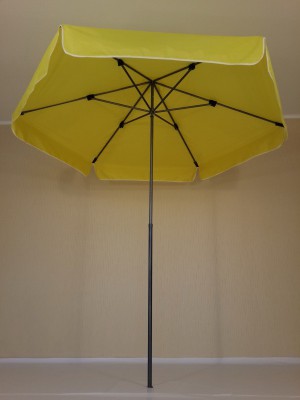 Зонт уличный (пляжный зонт) диаметр 240 см ЖЕЛТЫЙ ЦЕНА 3500 РУБ.