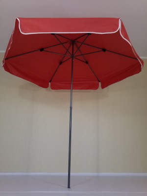 Зонт уличный (пляжный зонт) диаметр 240 см КРАСНЫЙ ЦЕНА 3500 РУБ