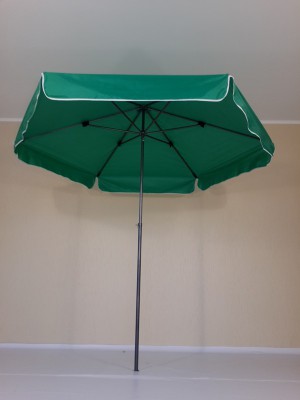 Зонт уличный, круглый, 2.4 м, особо прочный зеленый. ЦЕНА 3500 РУБ