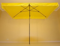 Зонт прямоугольный уличный 2х3 метра ЖЕЛТЫЙ
