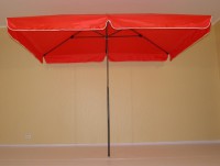  Зонт прямоугольный уличный 2х3 метра КРАСНЫЙ