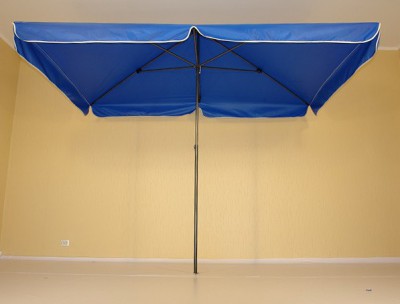  Зонт прямоугольный уличный 2х3 метра СИНИЙ Зонт уличный размер 200 на 300 см. На шести спицах. Диаметр стойки 32 мм Высота зонта регулируется от 1,8 м - до 2,6 м