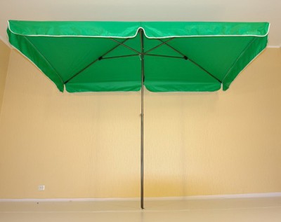  Зонт прямоугольный уличный 2х3 метра ЗЕЛЕНЫЙ Зонт уличный размер 200 на 300 см. На шести спицах. Диаметр стойки 32 мм Высота зонта регулируется от 1,8 м - до 2,6 м